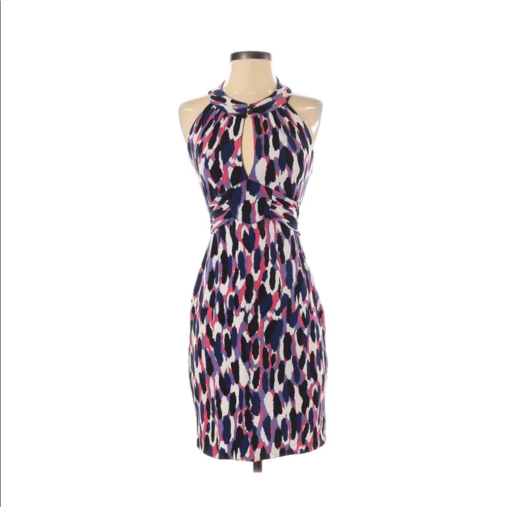 Guess Halter multicolor Jersey dress Medium